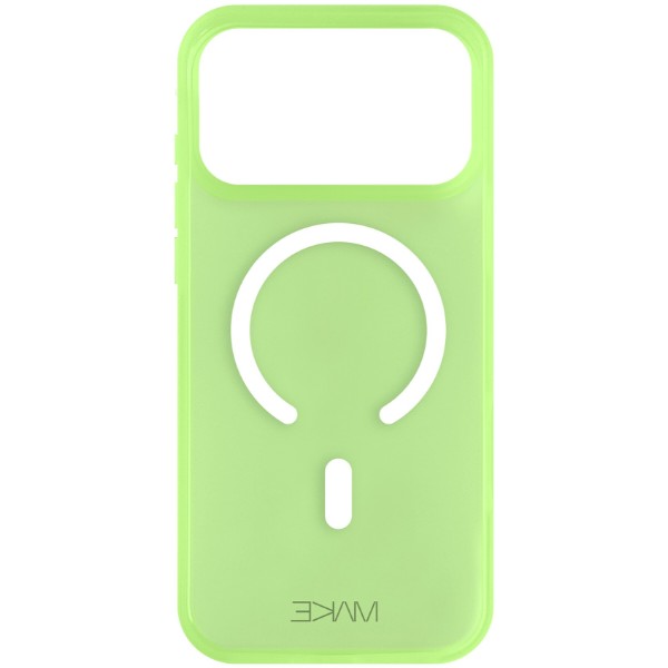 Фото - Чехол для смартфона MAKE for Apple iPhone 17 Pro Max Silicone Aura Magnet Fluorescent (MCLAM-AI17PMFS)